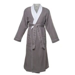 Unisex Luxury Terry and Microfiber Robe- Chadsworth & Haig- size Medium
